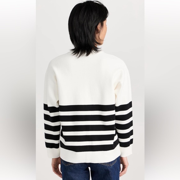 NWT Striped Crewneck Sweater (S/M) by English Factory - Picture 3 of 4